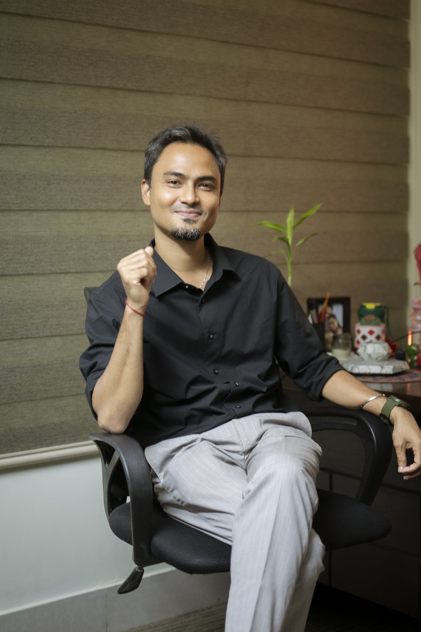 Portrait of filmmaker Arifur Rahman